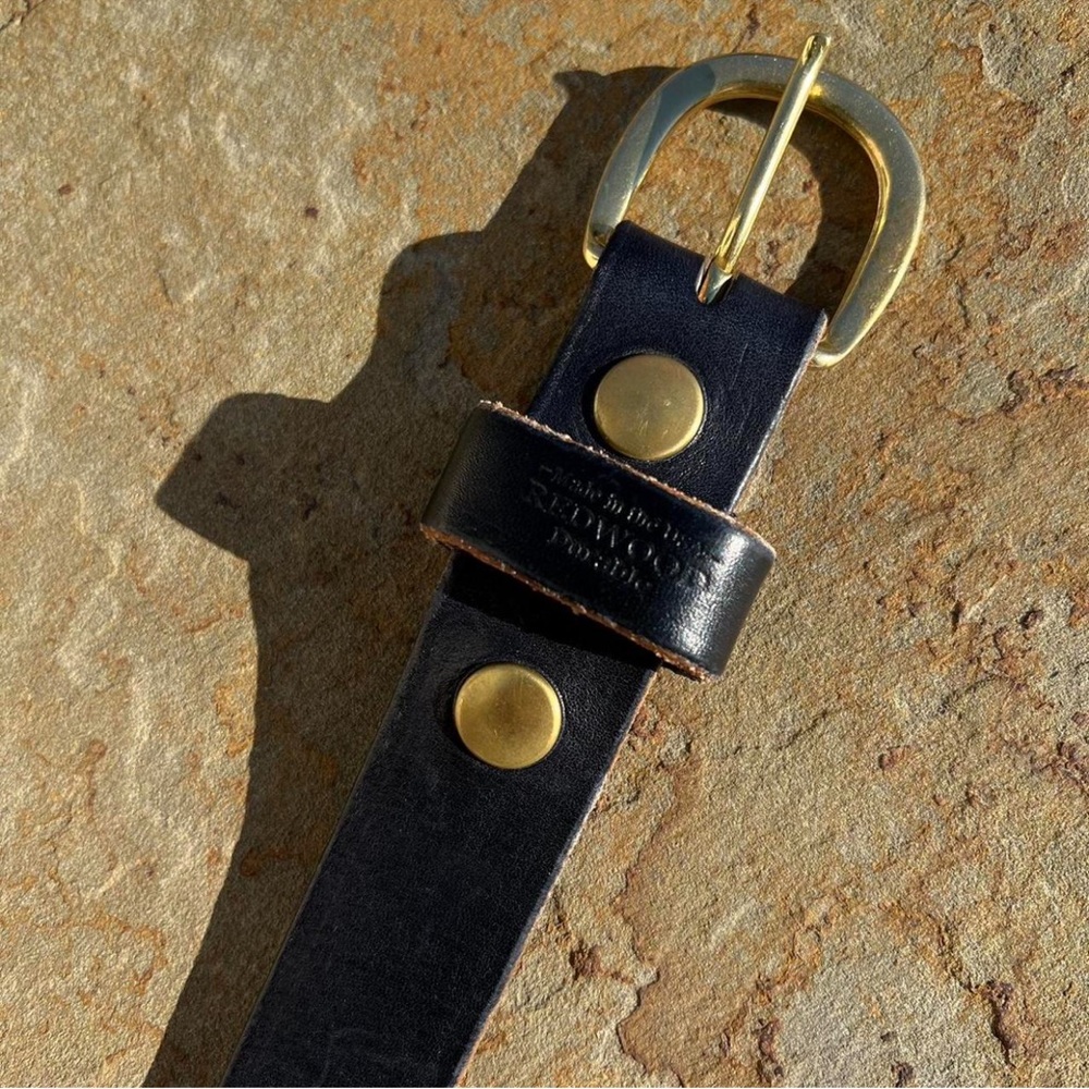 Real leather full grain belt